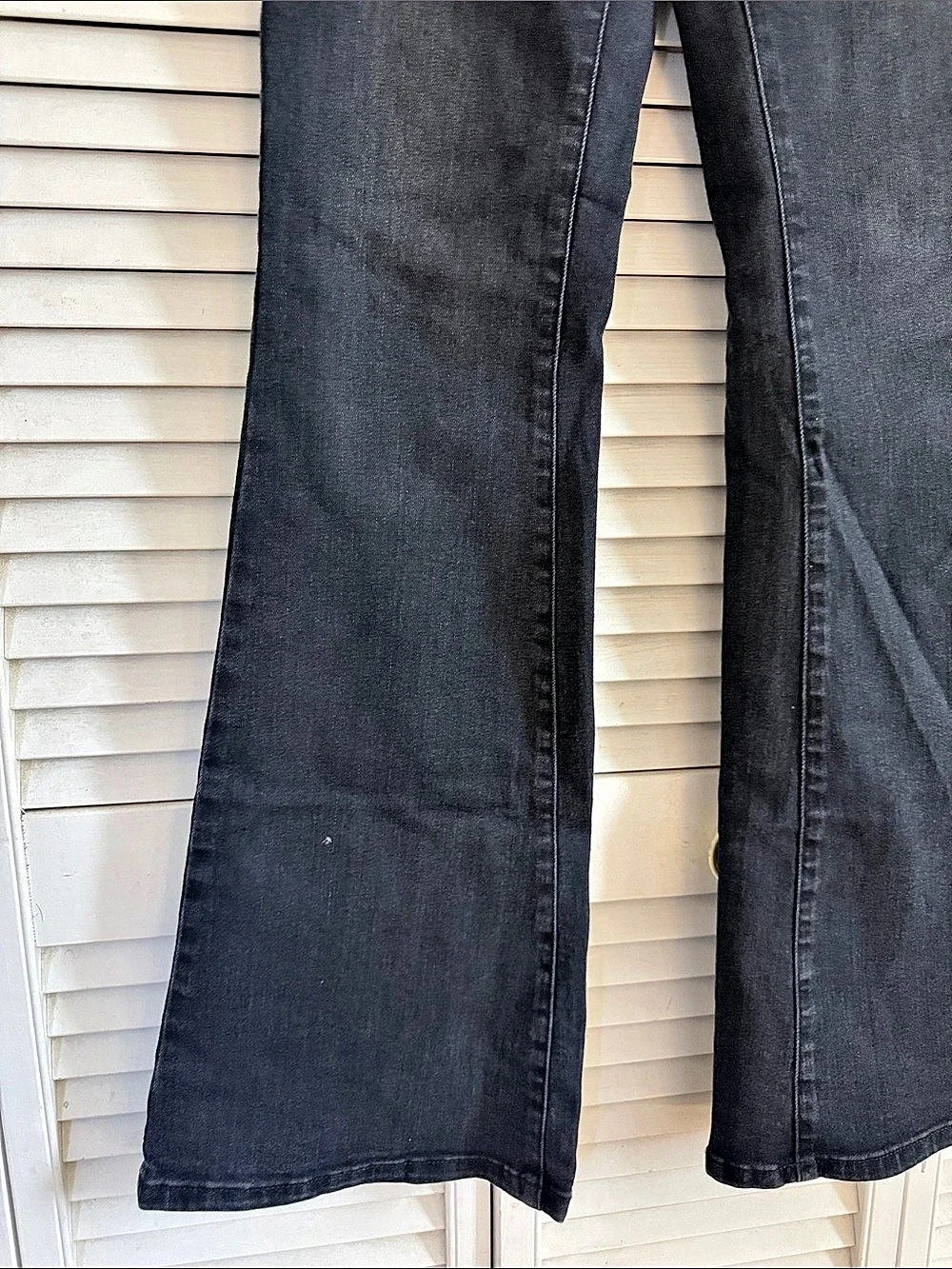 Free People Penny Pull-On Flare Jeans Black